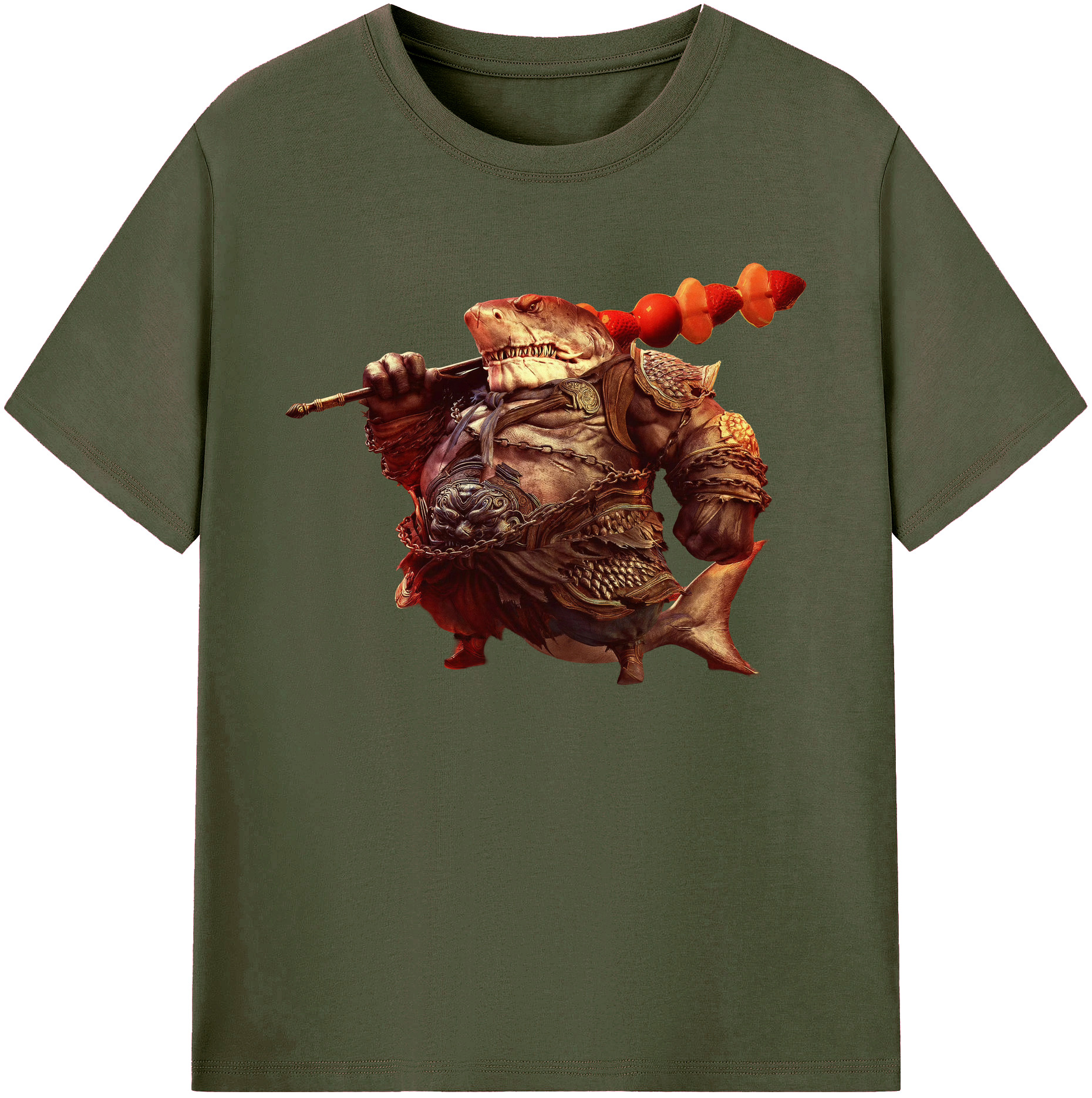 （画像用） Ne Zha 2 ナタ 魔童の大暴れ 綿100％ メンズ半袖Tシャツ｜肌触りやわらか＆通気性